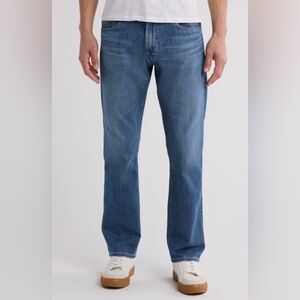 Adriano Goldschmied | Men’s medium blue denim Protégé Straight Leg jeans 33x34